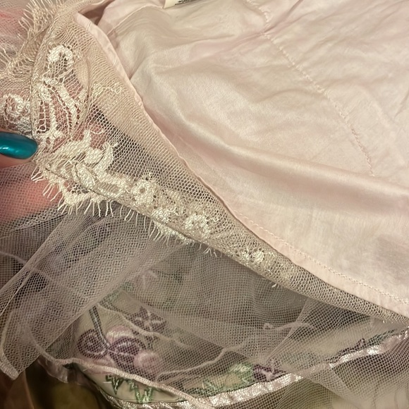 Floreat for Anthropologie Floral Embroidered Green Dress - Picture 12 of 14